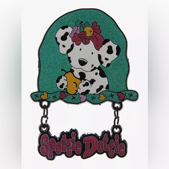 Spottie Dottie Glitter Enamel Pin‎ Hot Topic - Picture 2 of 2